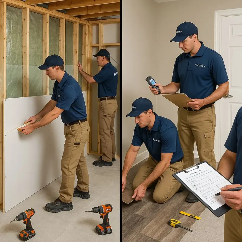 Repairs and Reconstruction process in Bourbonnais, IL